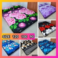 (BED SHEET ONLY) FLOWER MOTIF BED SHEET SIZE 90x200 100x200 120x200 BED SHEET