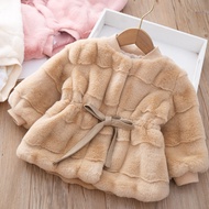 Soft and warm winter furJacket for girls 1 year old, 2 years old, 3 years old, 4 years old, 5 years 