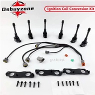 Ignition Coil Upgrade Kit for 2JZ-GTE & 1JZ-GTE R35 GTR Custom Coil Pack Conversion Kit install to 1