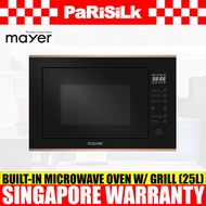 Mayer MMWG30B Built-in Microwave Oven with Grill (25L)