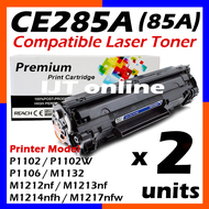2 Units PREMIUM Compatible Laser Toner Cartridge HP CE285A / 285 / 85A / CB435A / 435 / 35A & Canon 