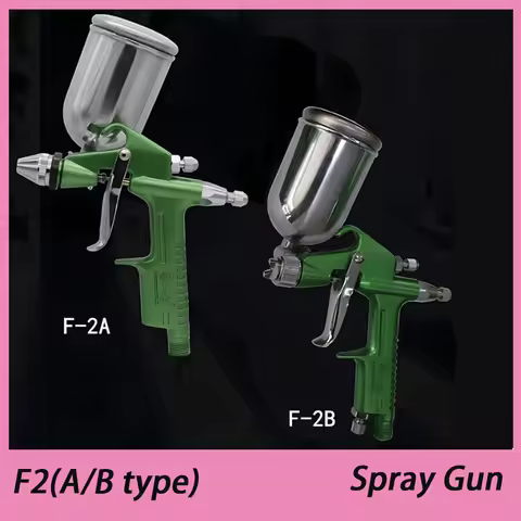 1Pcs F2A/F2B 0.3/0.5/0.8mm Green Mini Air Brush Spray Gun Pneumatic Airbrush Sprayer Alloy For Leath