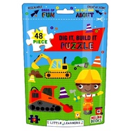 (BBW) LITTLE LEARNER 48PC PUZZLE POUCH: DIG IT, BUILD IT (ISBN: 5060892422859)