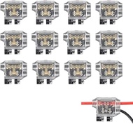 Low Voltage Wire Connector, Quick Wire Splice Connector, 3 Way T Tap Solderless Wire Connectors, Ide