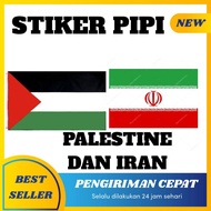 FLAG STICKERS CHEEKS PALESTINE AND IRAN FLAG STICKERS Cheek 1 PCS
