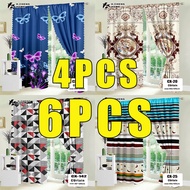 4PCS New Design 85x185CM Curtain For Window Kurtina Door Curtain Lace Curtain Window String Curtain