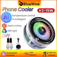 BlueWow K3/K6 Phone Radiator Cooling Radiator Turbo Hurricane Game Cooler Cell Phone Cooling Fan Hea
