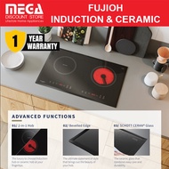 FUJIOH FH-IC6020 70CM HYBRID HOB WITH INDUCTION & CERAMIC ZONES | 9 Power Settings | Touch Switch Co
