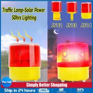 Solar Warning Light, Waterproof LED Strobe Safety Warning Flashing Lights Traffic Blinker 600mah