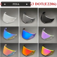 K3 Helmet Visor For AGV New K3 2023 Model DOT E2206 Motorcycle Helmets Lens UV Protection Anti-scrat