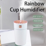 280ml Rainbow Cup Wireless Rechargeable USB Humidifier Diffuser Heavy Mist (Light Humidifier) Suitable Idefender inc16K