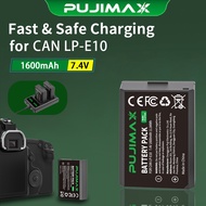 PUJIMAX LP-E10  rechargeable battery, suitable for Canon EOS 1100D,1200D,1300D DSLR cameras