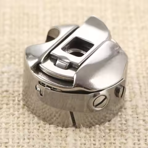Steel Industrial Sewing Machine Bobbin Case Computer Flat Car Shuttle Bobbin for Lockstitch Brother 