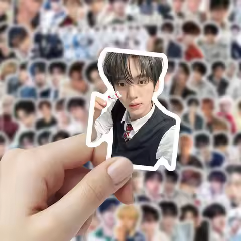 100pcs/set Kpop ZEROBASEONE Group Stickers RICKY JIWOONG Ins Decoration New Peripheral Account Deskt