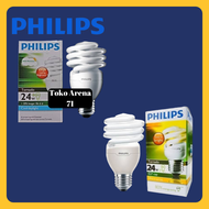 Lampu Philips Spiral Tornado 24 Watt 24W 24Watt 24 W Cool Daylight Cahaya Putih / Warm White Kuning