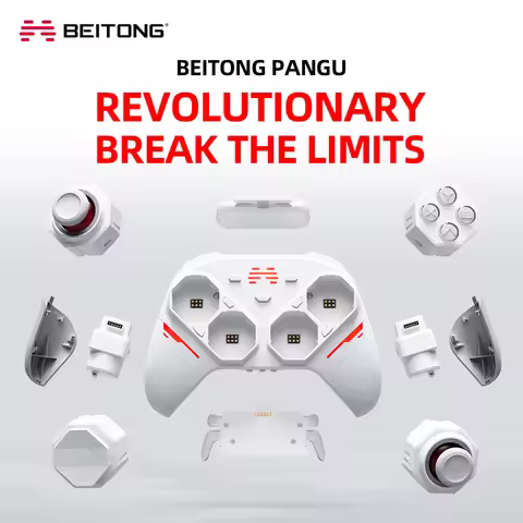 BEITONG PanGu Custom Modular Wireless Game Controller Gamepad Customizable Gaming Controller for PC/
