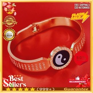 bracelet lucky charm 2024 Jade Emperor Heart Sutra titanium steel spring bracelet bracelets for wome