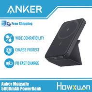 Original Anker A1611 อุปกรณ์ชาร์จแม่เหล็กไร้สายแบบพกพา (Maggo) Powerbank 5000Mah แม่เหล็กและ Usb-C ส