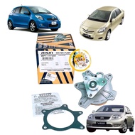 TKD ปั๊มน้ำ AISIN Toyota VIOS 01-15  YARIS 08-12 เครื่อง 1NZ2NZFE พร้อมปะเก็นหนัง รหัส WPT-111VAT