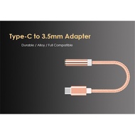 Type-C to 3.5 Earphone Adapter Type-C USB-C male to 3.5mm AUX audio female AUX Cable