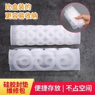 Sealing Ring Rubber Ring o Shaped Silicone Direct Sales Gasket High Temperature Resistant White o Wa