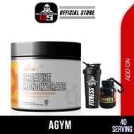 Agym Creatine Monohydrate Creatine Micronized Pure Creatine Halal Unflavored 200g (40Serving)