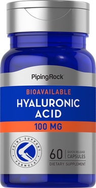 PipingRock Hyaluronic Acid 100 mg 60 Capsules