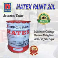 NIPPON PAINT MATEX 20L WHITE/ EMULSION CEILING PAINT