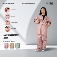 ALODIE Adult Raincoat Zipper Set Long Sleeve Pants EJE Model - 939