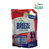 Breeze Liquid Detergent Refill Power Clean 1.8kg
