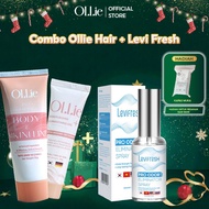 Levifresh Deodorant Spray (30ml x 2) + Ollie Hair Removal Cream (70g) + Serum To Prevent Hair Regrow