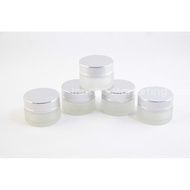 20gram GLASS POT / 20G CREAM POT / 20GRAM COSMETIC POT 20G / SILVER GOLD