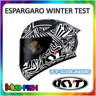 TOPI KYT TT COURSE ESPARGARO Wintertest WINTER TEST 2020 FULLFACE Helmet 014 (SINGLE VISOR)
