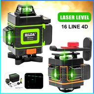 COD Taffware Hilda Mesin Self Leveling Laser 4D 16 Line with Remote LD / laser alat tukang bangunan 