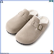 UTUNE Cotton Winter Slippers - Non-Slip Flat Design