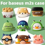 For baseus m2s Shockproof Headphone Case Cover  baseus m2sShockproof Silicone Cover
