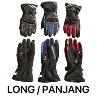 GLOVE MOTORCYCLE LONG & SHORT SUOMY WITH TOUCH SCREEN SARUNG TANGAN SUOMY BOLEH TEKAN TELEFON