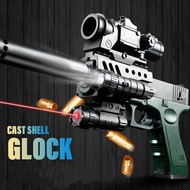 Children's toy shell ejection soft bullet gun can launch toy guns Maaaring maglunsad ng mga laruang 