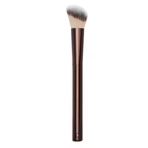 No. 15 Hourglass Blush Brush Angled Contour Blush Stippling Brush Cheeks Cream Liquid Blushes Makeup