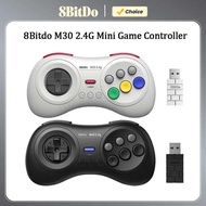 8Bitdo M30 2.4G Mini Gamepad Game Controller for Sega Genesis Mini and Mega Drive Mini Game Console 