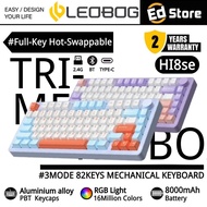 LEOBOG Hi8SE Mechanical Keyboard 3 Mode AlluminumAlloy Hot-Swappable Wireless Keyboard Customize