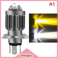 [Jettingbuy] Đèn Hi lo đèn LED màu trắng vàng CSP Đèn pha xe máy Đèn LED H4 H6 ba20d