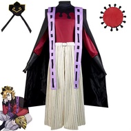 Demon Doma Douma Cosplay Costume Wig Fan Sets Kimetsu No Yaiba Outfit Halloween Anime Douma Kimono f