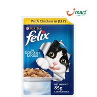 Purina Felix Chicken With Jelly Adult Cat Wet Food 85g