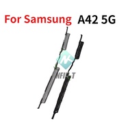New For Samsung A42 Power Button Switch Button Side Key Volume Up Down Cable Cellphone Part