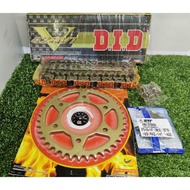 Y15ZR DID 428 VT Oring Gold Sprocket Set FZ150