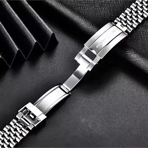 Pagani Design PD-1644 PD-1651 PD-1662 Watch 316L Stainless Steel Strap Silver Jubilee Bracelet Width