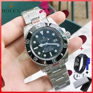 ROLEX submariner watch for men relo for men mens watch
 Original Luxury Green Silver Automatic