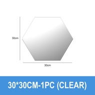 AKIRO HOME 1pc Modern Premium Hexagon Mirror Glass Mirror Home Living Room Mirror Creative Mirror De