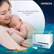 0.6HP HITACHI NON-INVERTER RA-06SR Window Type Aircon ( Remote w/ Timer )